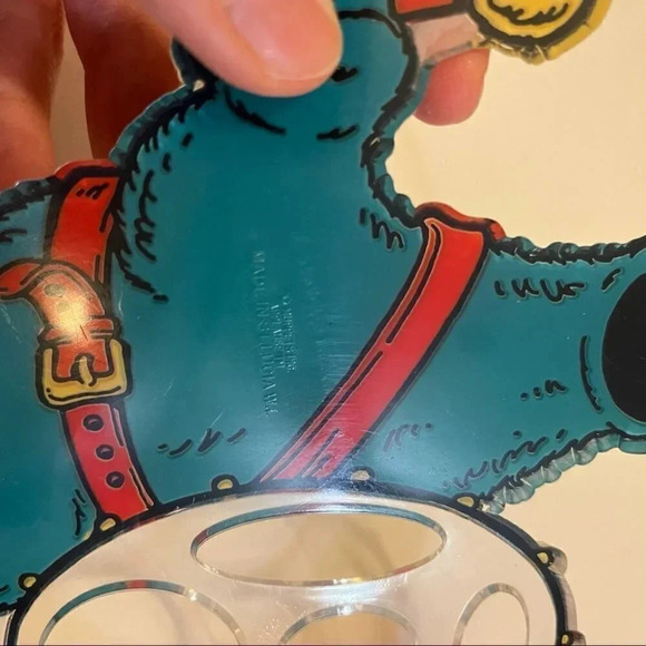 COOKIE MONSTER Vintage Stencil Applause Drummer - Picture 5 of 7